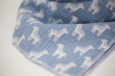 Preview: Musselinhalstuch / Halstuch 45 x 45